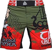 Vista 94 de Hardcore Training Pantalones cortos de lucha para hombre Boxeo MMA Combat BJJ Grappling Fitness Muay Thai Kickboxing No Gi