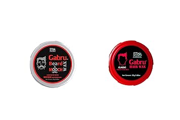 ST.bir Gabru Hair Wax and Gabru Beard and Mooch Wax Combo