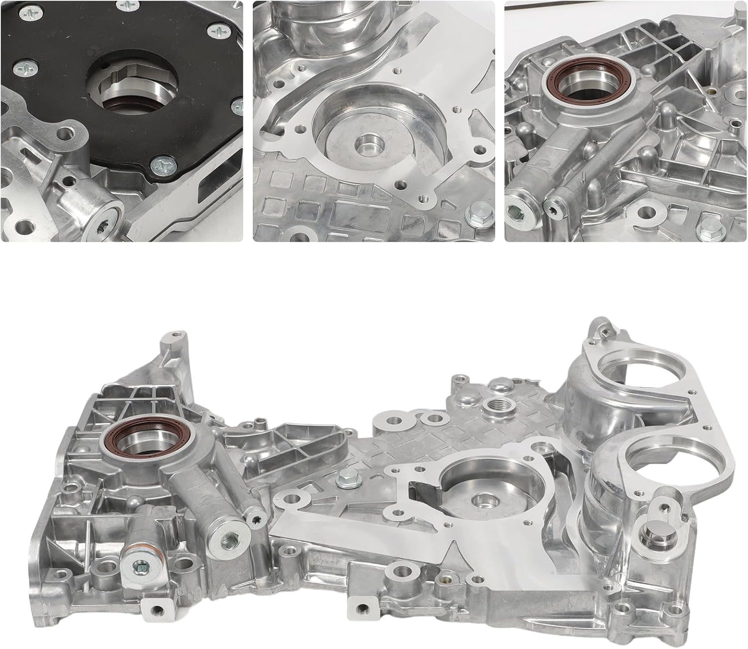 Front Timing Chain Cover Oil Pump Assembly with Gasket for Cruze 1.4 2012-2017, Sonic 1.4 2012-2017, Trax 1.4 2013-2017, Encore 2013-2017 Replace 25199424 55562788 25194353 25195406
