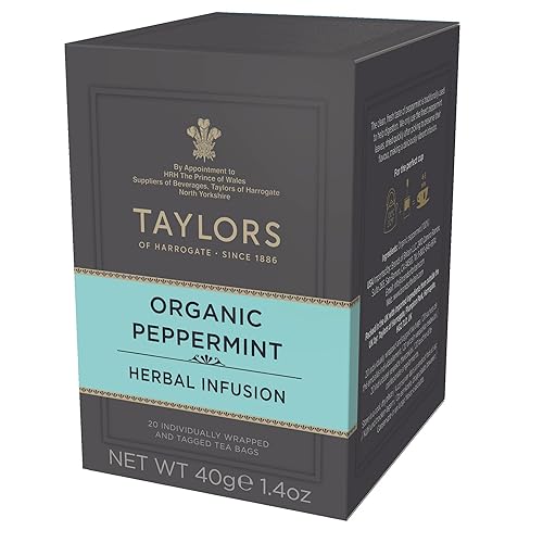 Miniatura 5 de Taylors of Harrogate Té de hierbas de manzanilla orgánico, 50 bolsitas de té