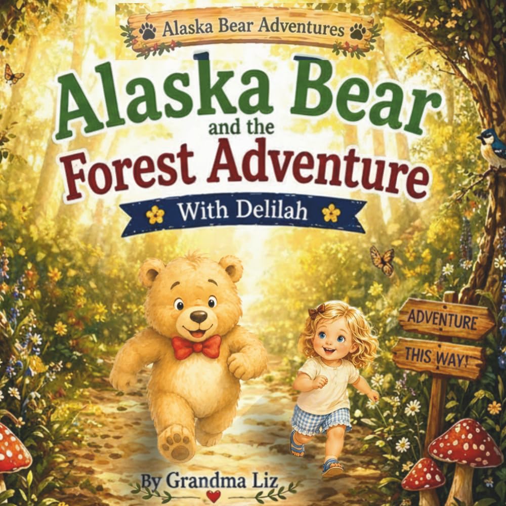 Alaska Bear and the Forest Adventure with Delilah: A Magical Friendship Adventure for Toddlers About Kindness, Courage and Exploring Together (Alaska Bear Books)