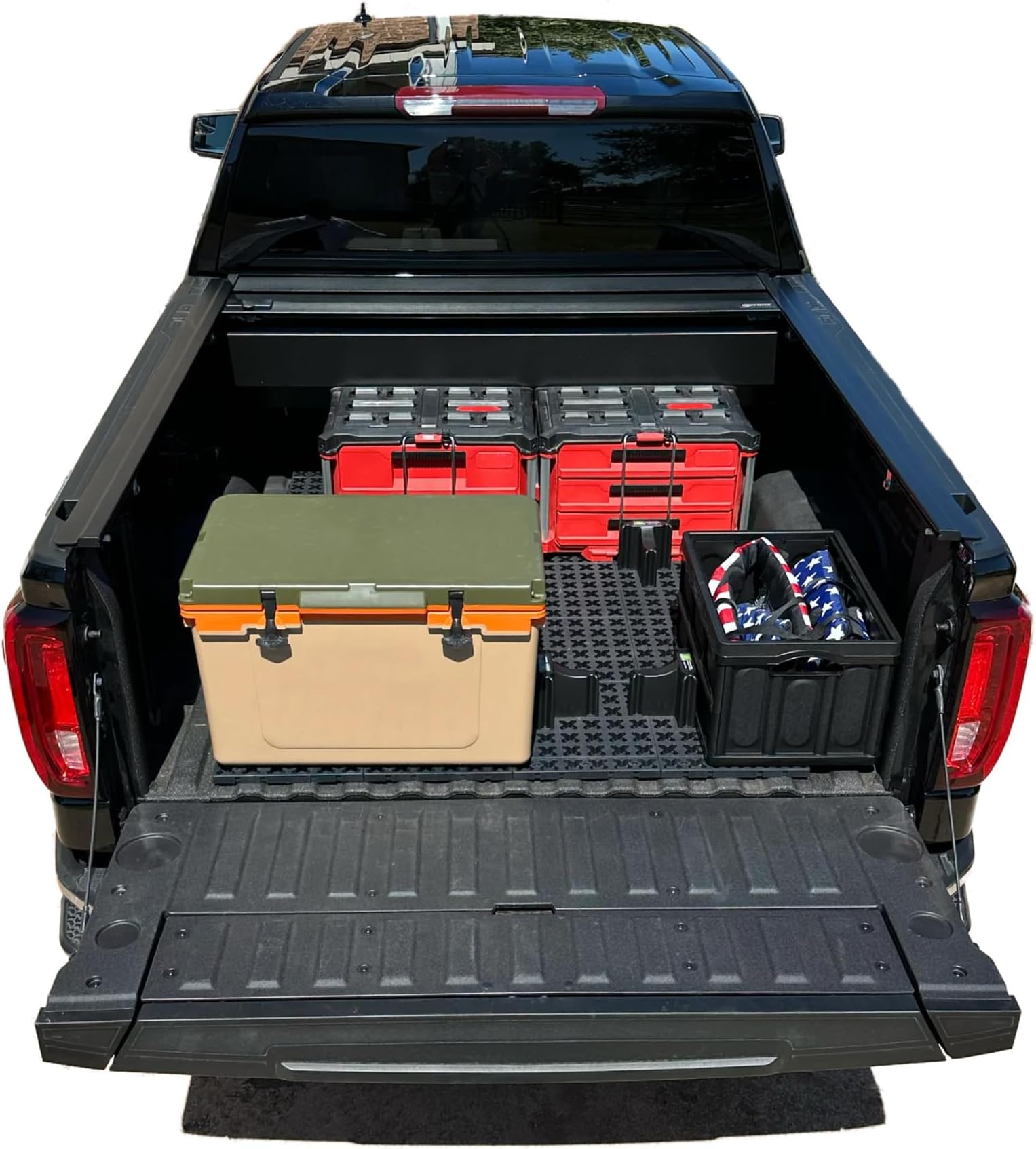 Tmat Truck Bed Organizer Storage System Slide-Out Mat (Universal Fit or Standard Bed 6' to 6'5'