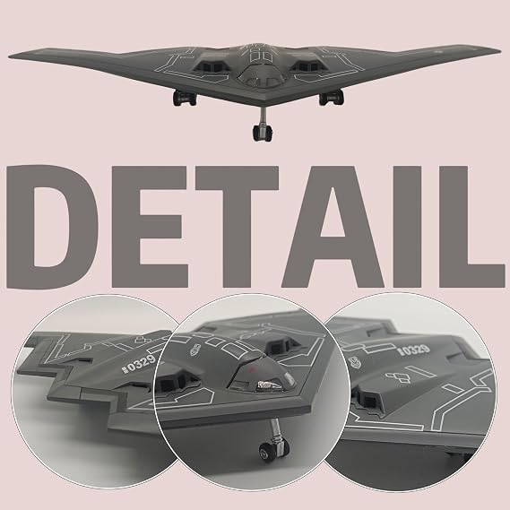 1:200 Scale Die-Cast Airplanes B-2 Fighter Jet Model Bomber Fighter Attack Plane Military Model Plane Collection Plane for Gifts