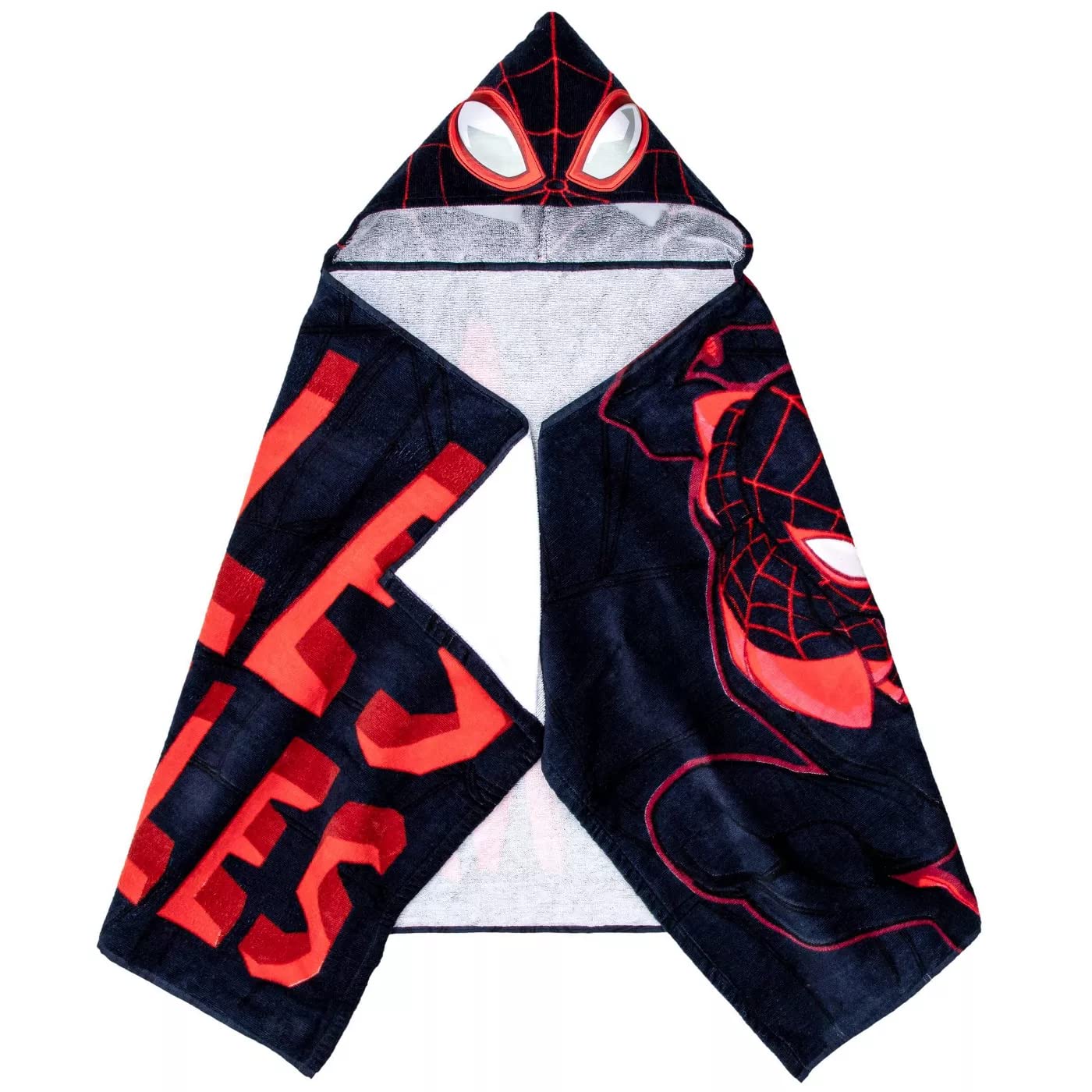Spiderman Miles Morales - Toalla de baño con capucha