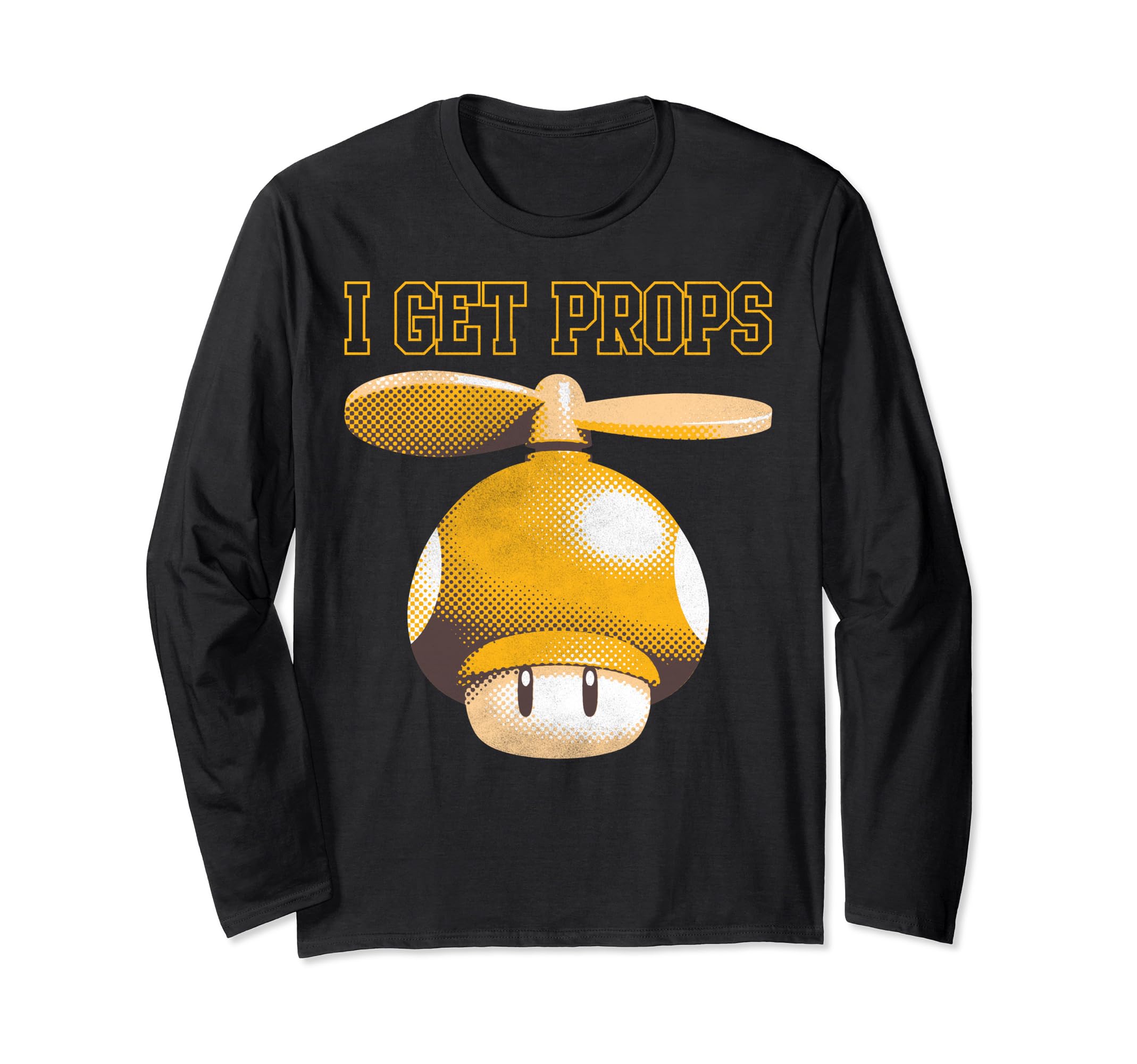 Nintendo Super Mario Propeller Shroom Props Long Sleeve Tee Long Sleeve T-Shirt