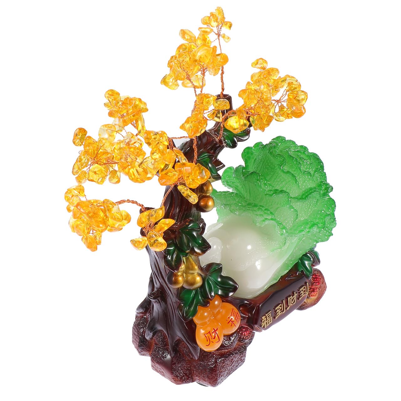 Décoration de bureau légume doré ornement idéal pour personnaliser votre espace de travail