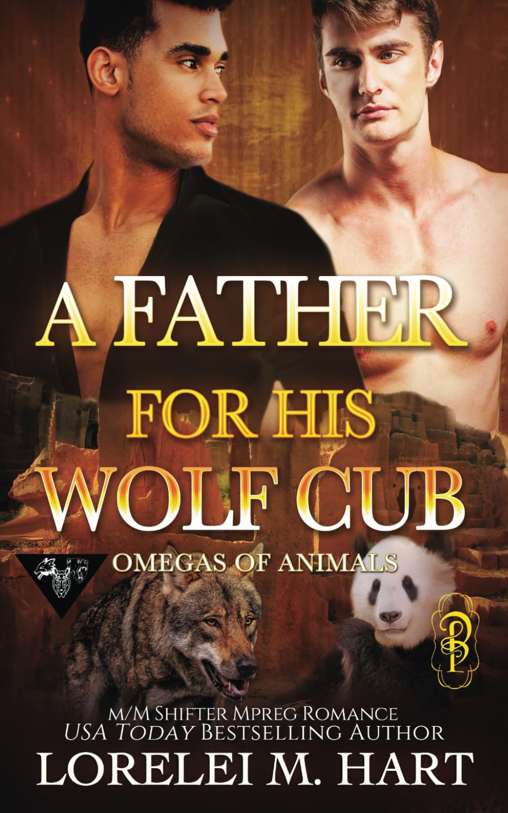 A Father for His Wolf Cub: M/M Shifter Mpreg Romance (Omegas of Animals)