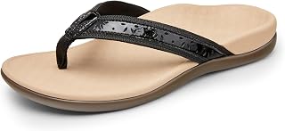 Women's Casandra Toe-Post Sandal - Ladies Everyday Sandals with Concealed Orthotic Arch Support