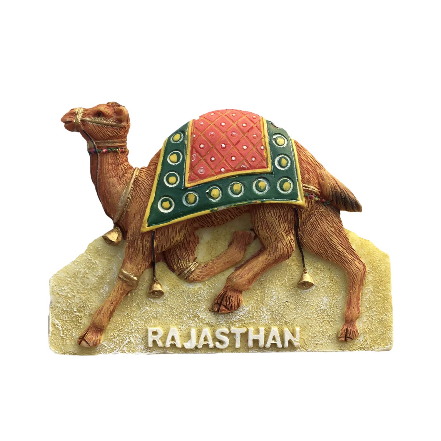 Wedarego Rajasthan India 3D Camel Refrigerator Magnet Souvenir Resin Collection,India Fridge Magnet Gift Magnetic Sticker Home Kitchen Decoration