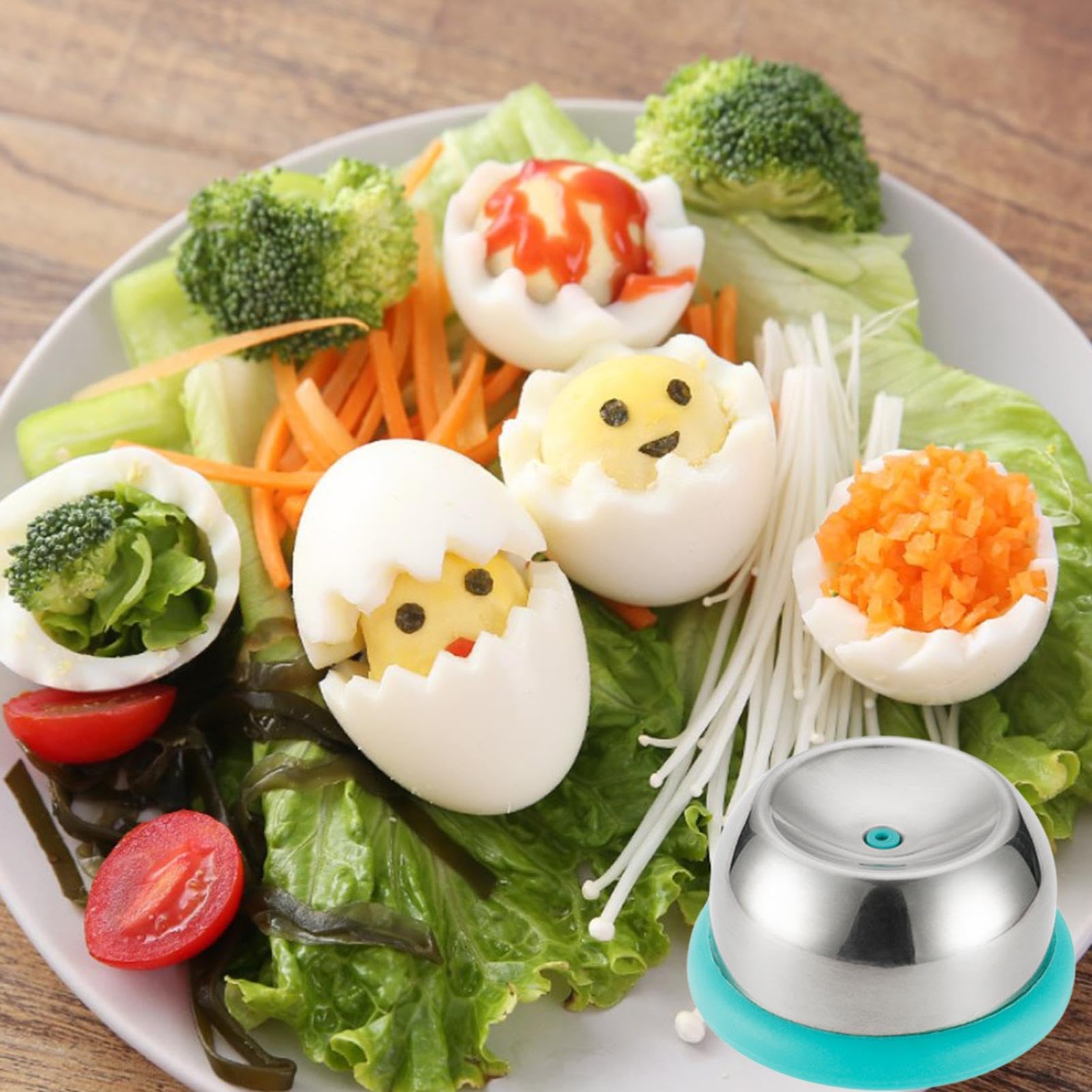Herramienta Para Pelar Huevos De Acero Inoxidable | Perforador De Huevo Para Cocinar Fácil | Ideal Para Desayunos Perfectos