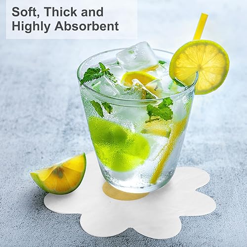 Miniatura 4 de Servilletas de papel desechables con margaritas doradas, bonitas servilletas metálicas de papel dorado para tocador, boda, vacaciones, fiesta de