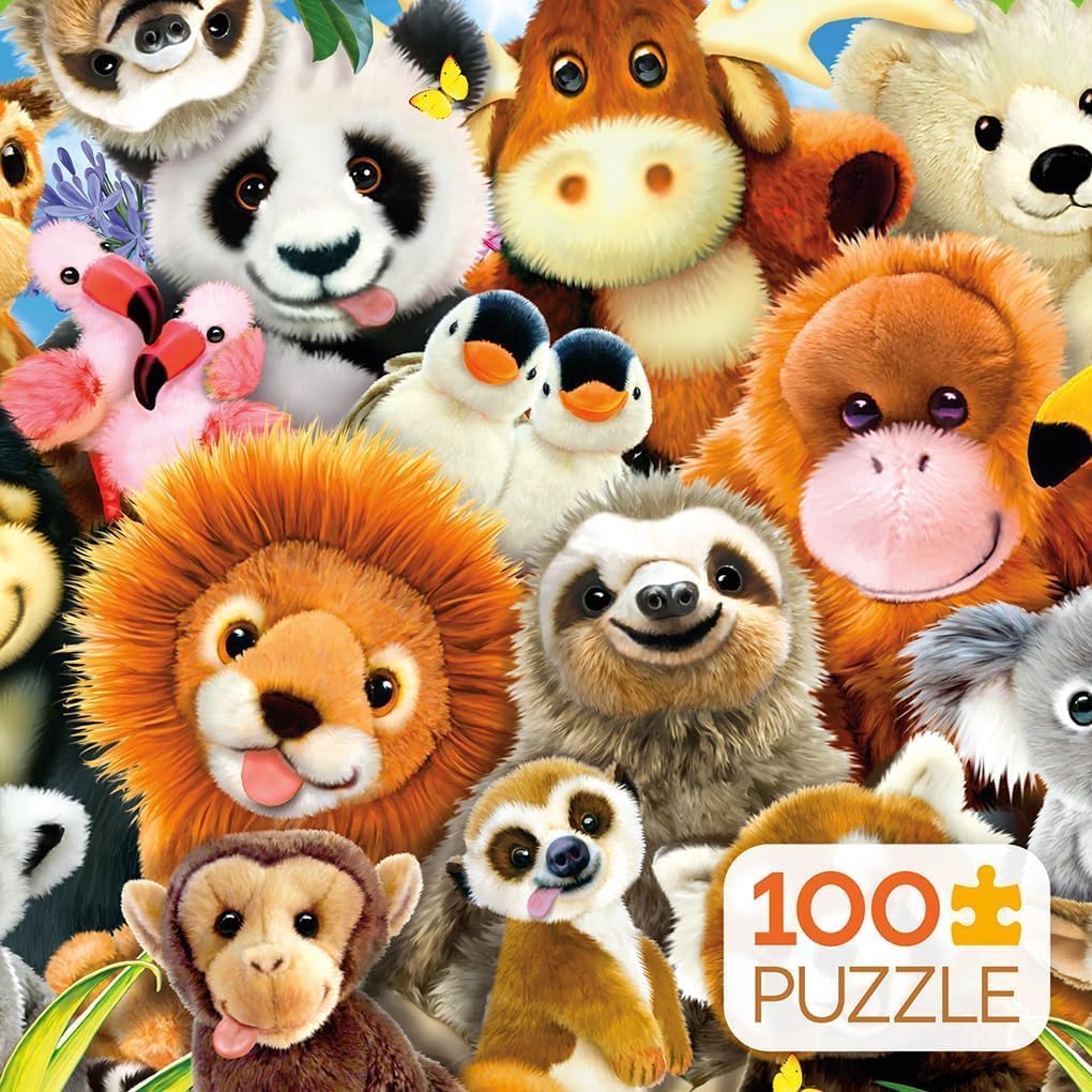 Ceaco - Plushie Parade - 100 Piece Jigsaw Puzzle