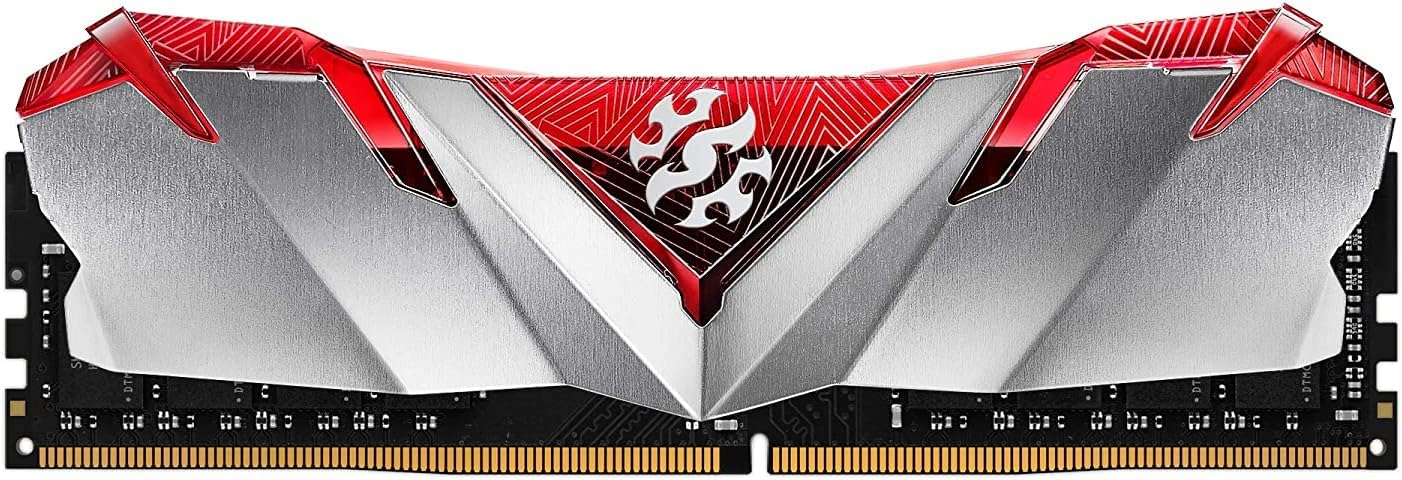 XPG ADATA GAMMIX D30 RAM Memory 16GB 3200MHz Silver Red