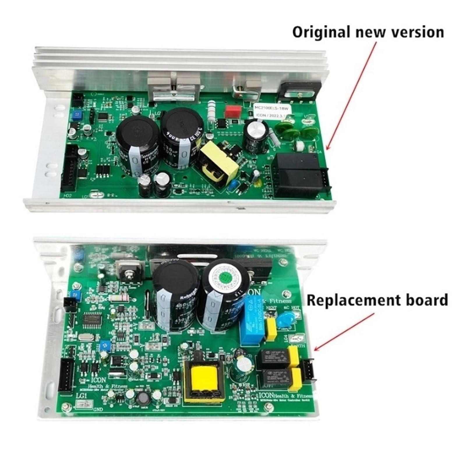 MC2100LES-18W Compatible avec ICON PROFORM Nordic Track.Contrôleur de tapis de course MC2100ELS 18W 2Y ZY Tapis de course Moteur Carte de contrôle Carte de circuit imprimé