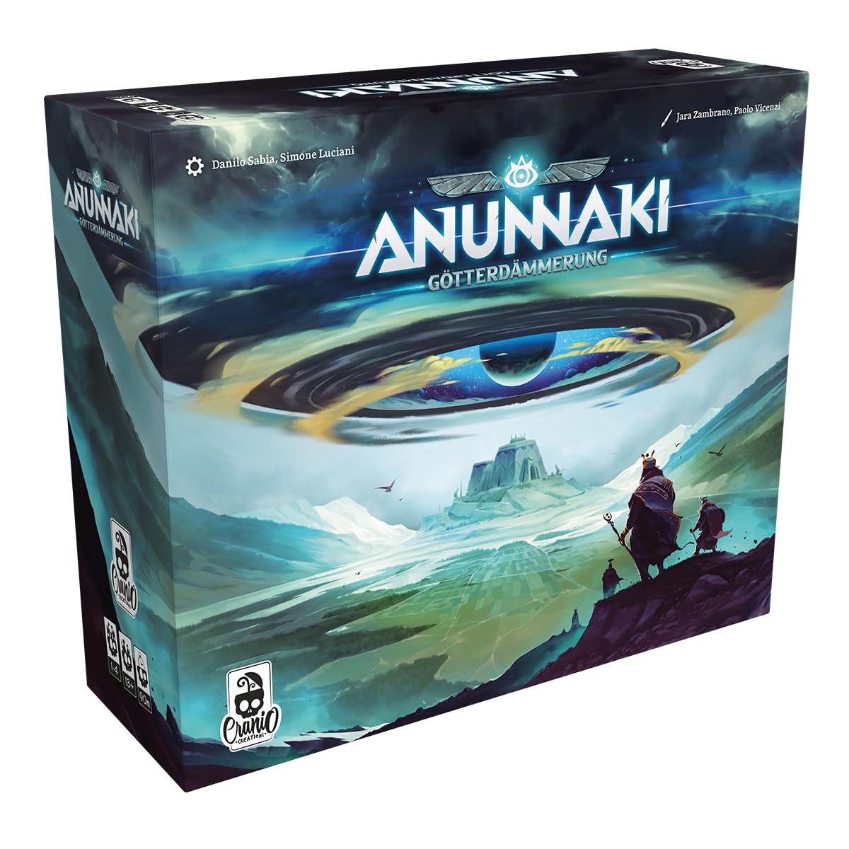 Cranio Creations, Anunnaki - Gioco di strategia, 1-4 Giocatori, dai 13+ Anni in su, 90 Minuti, Tedesco, Multicolore, Multicolore