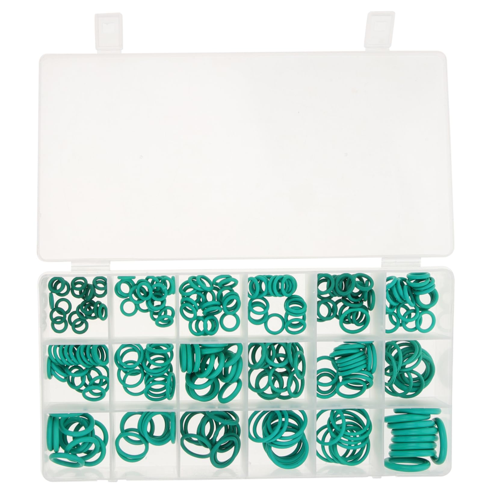 Garneck 5 Set Anello Di Tenuta Del Climatizzatore Per Auto Aria Kit Guarnizioni Assortito Copertina Guarnizione Di Tenuta Forniture Per Riparazione Auto Dingqingqingguo Verde 270 Pezzi*5