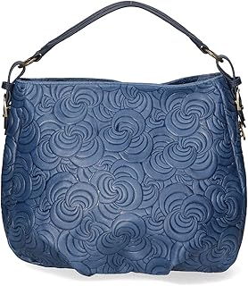 Borsa hobo donna borsa sottospalla in pelle camoscio stampato borsa media italiana