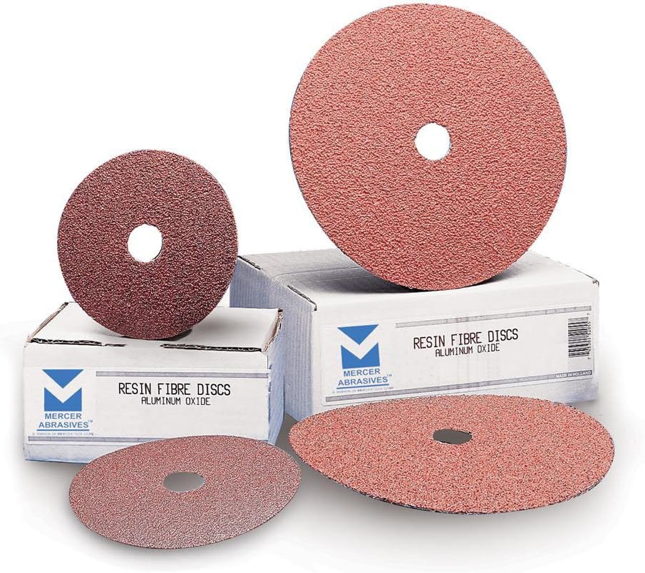 Mercer Abrasives 30001625 4Inch by 5/8Inch Aluminum Oxide Resin