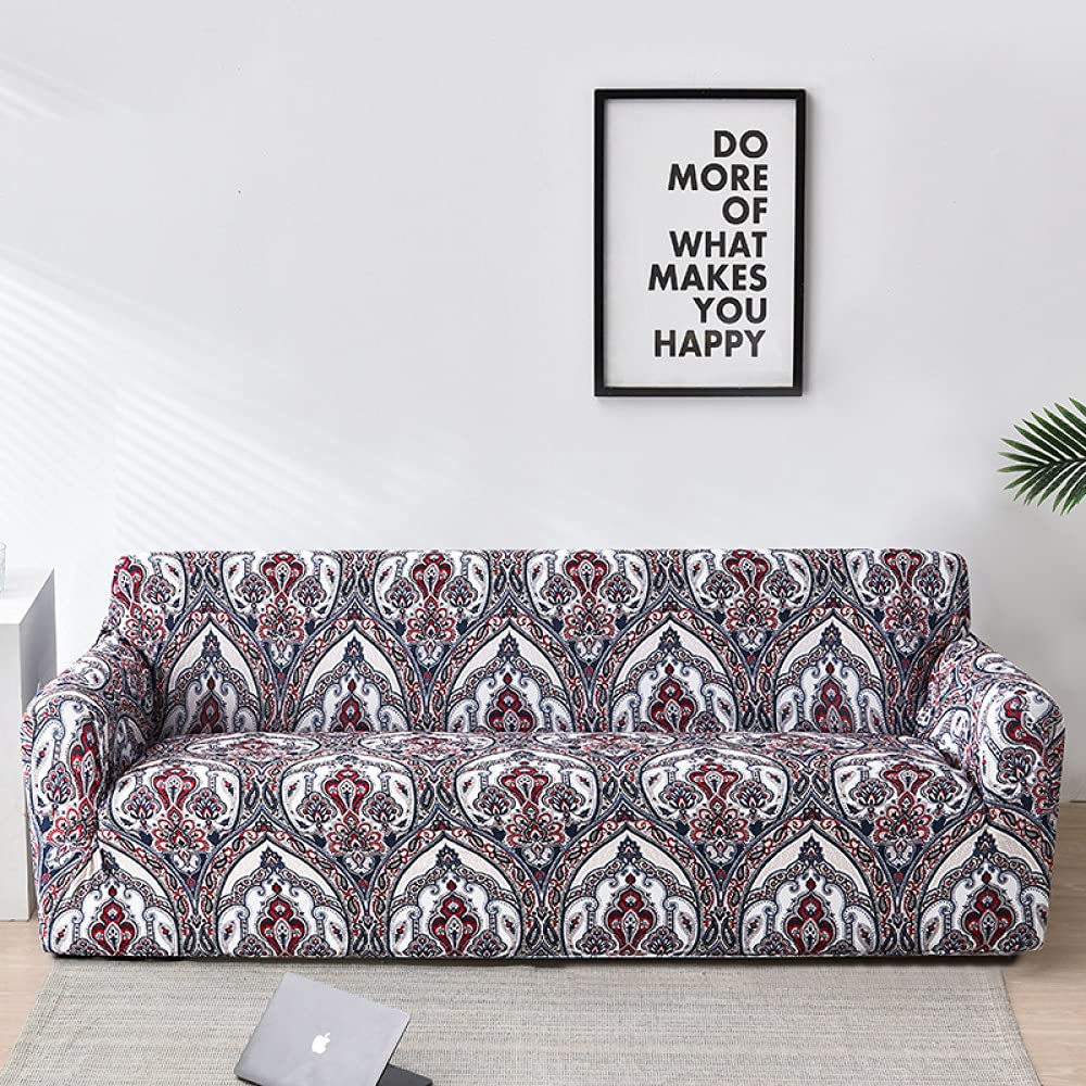 Housse de canapé fleurie extensible pour rafraîchir le décor de votre salon