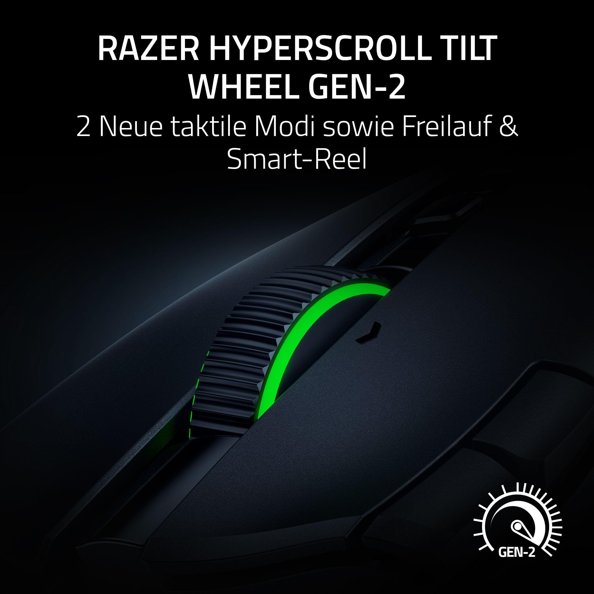 Razer Naga V3 Pro - Kabellose MMO-Gaming-Maus mit austauschbaren Seitenteilen (HyperScroll Tilt Wheel Gen-2, Optical Mouse Switches Gen-4, Focus Pro 50K Optical Sensor Gen-3, HyperSpeed Wireless)