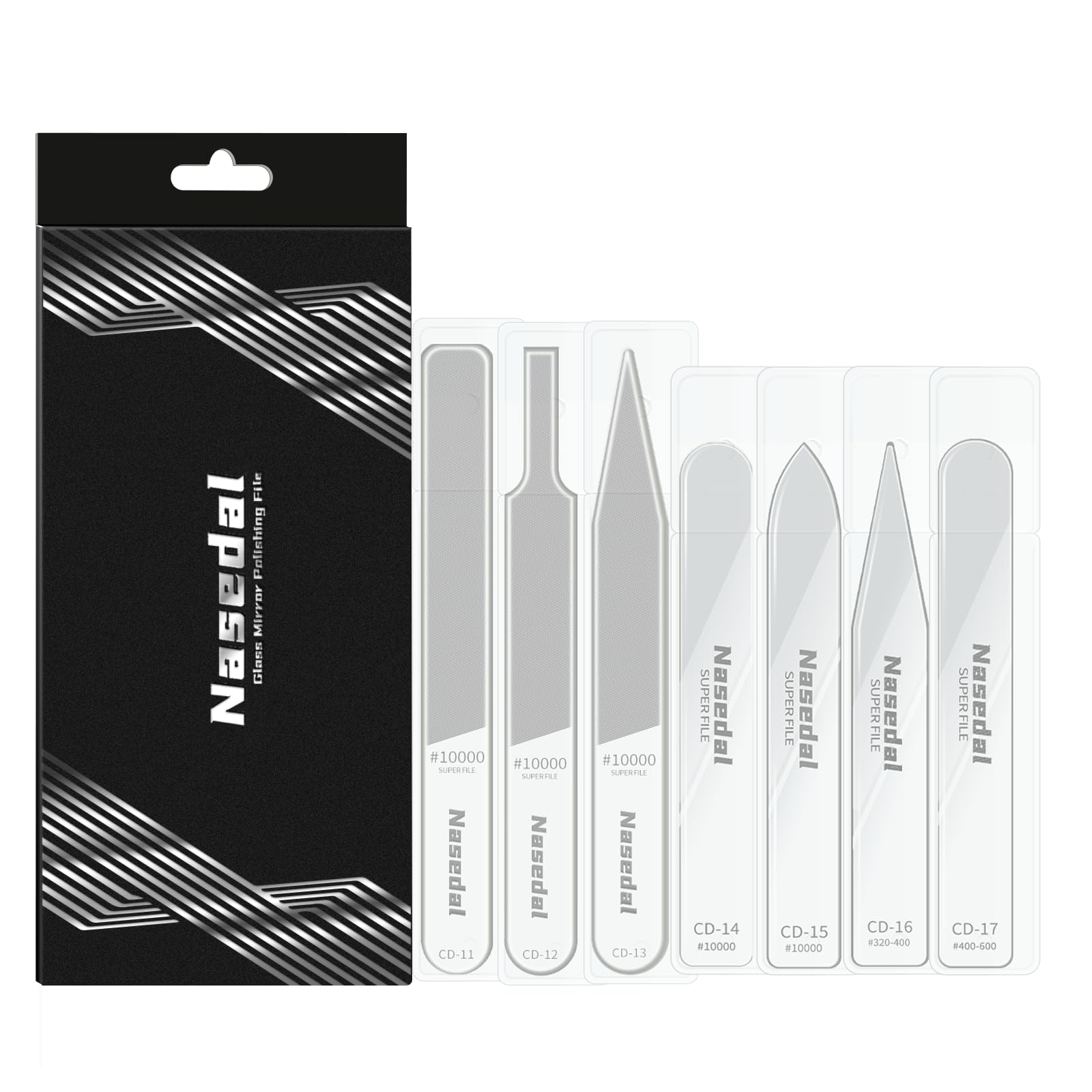 Gunpla Glass Files - 7 Piece Polishing Set -11