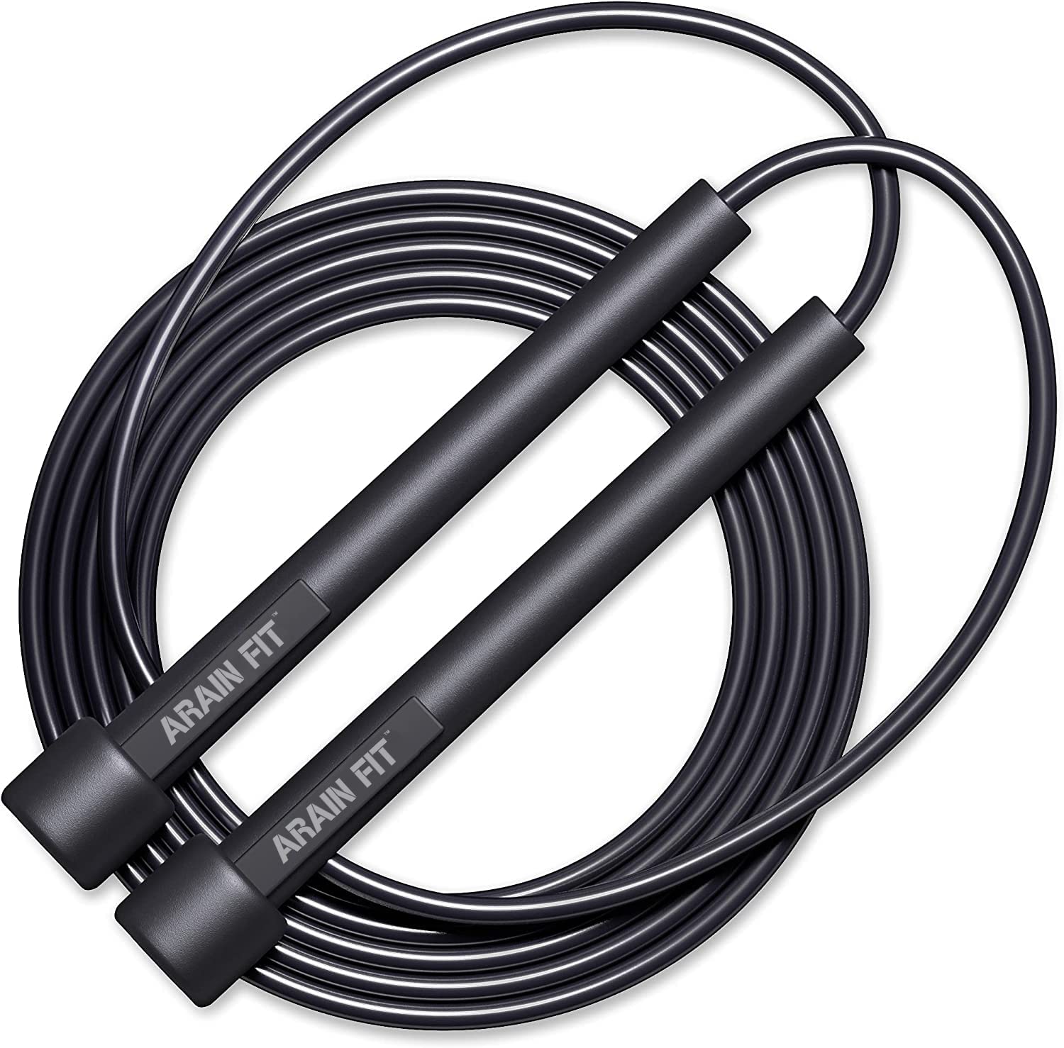 ARAIN FIT Skipping Rope for Men, Women & Children - Skipping Rope for Exercise Workout & Weight Loss - Tangle Free Jumping Rope for Kids (black) (B09185QVP4) Amazon Price History, Amazon Price Tracker