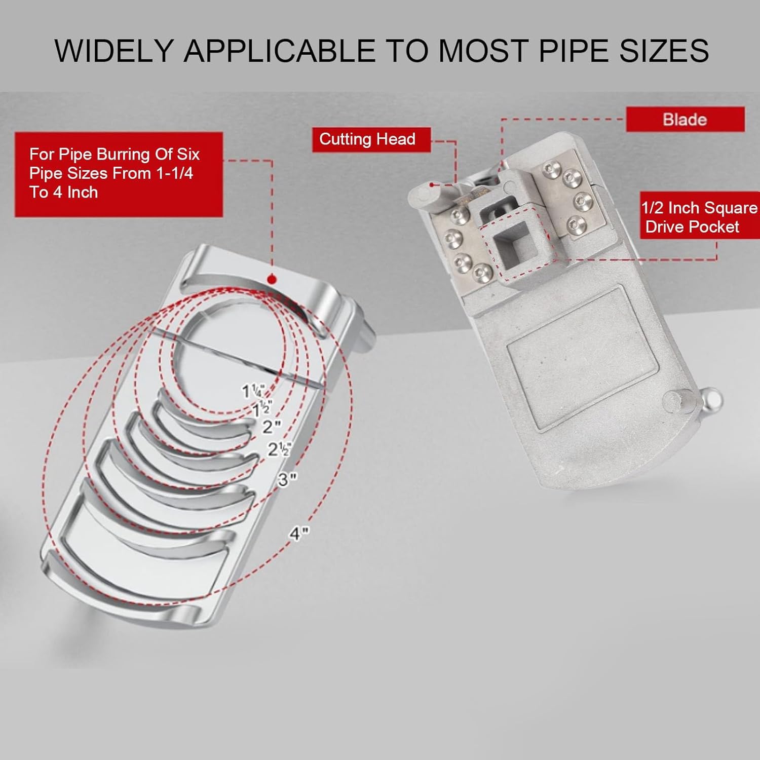 Plastic Pipe Deburring Tool Deburrer Plastic Pipe Chamfer Steel PVC Utensil Tools Utensils, Pipe Expander Tool Tools & Utensils Metal Pipe Cutter French Drain Tool