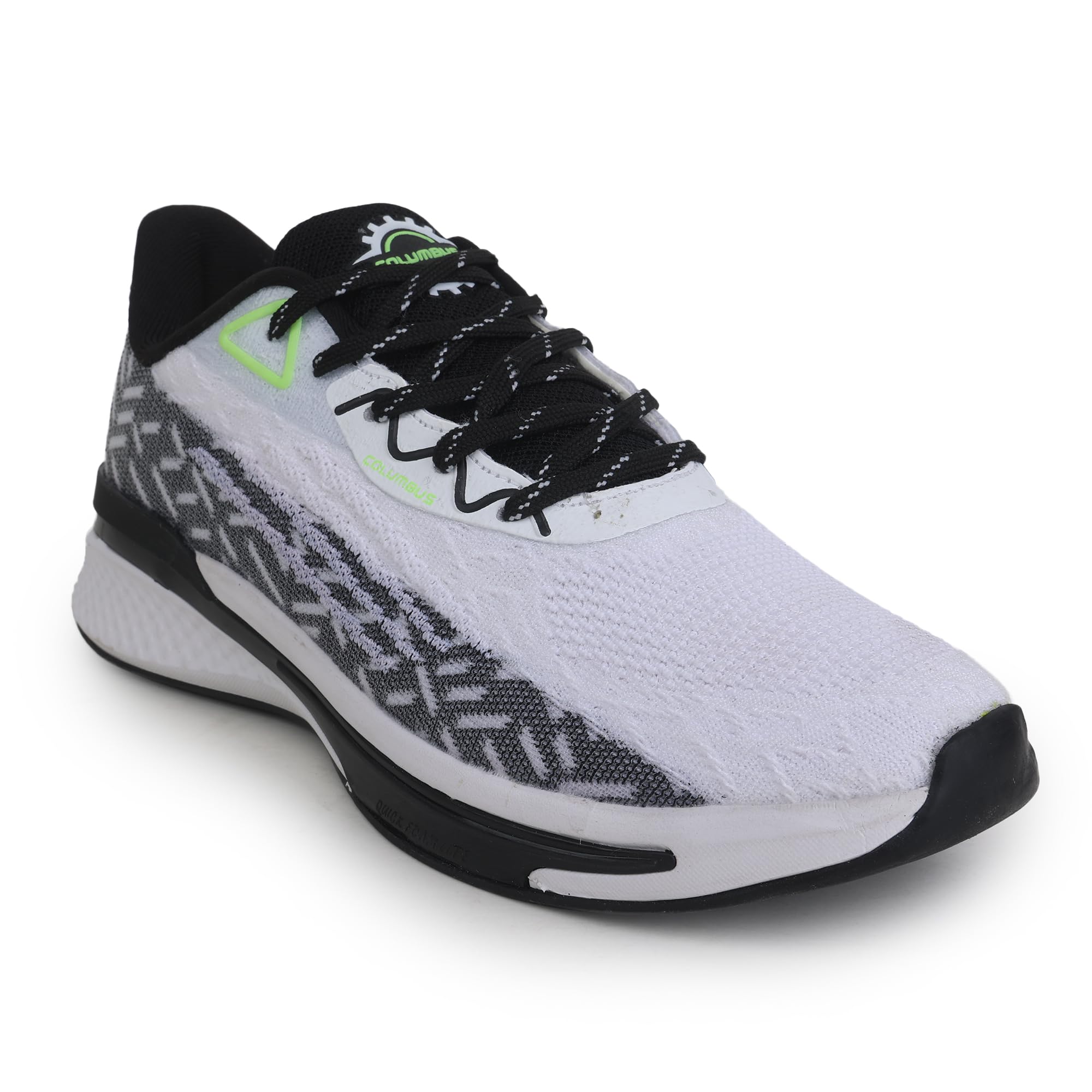 Columbus Mens FINALSHOT Sports Running Shoe- White/F.Green UK/India-10 (B0CWXX54K7) Amazon Price History, Amazon Price Tracker