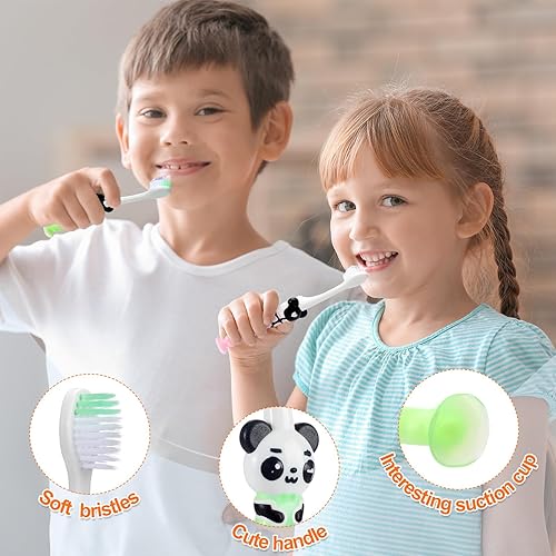 Miniatura 6 de Skylety Juego de 2 kits de dentista modelo de dientes dentales con cepillo de dientes y tarjeta educativa dental para niños, tamaño estándar, kit de