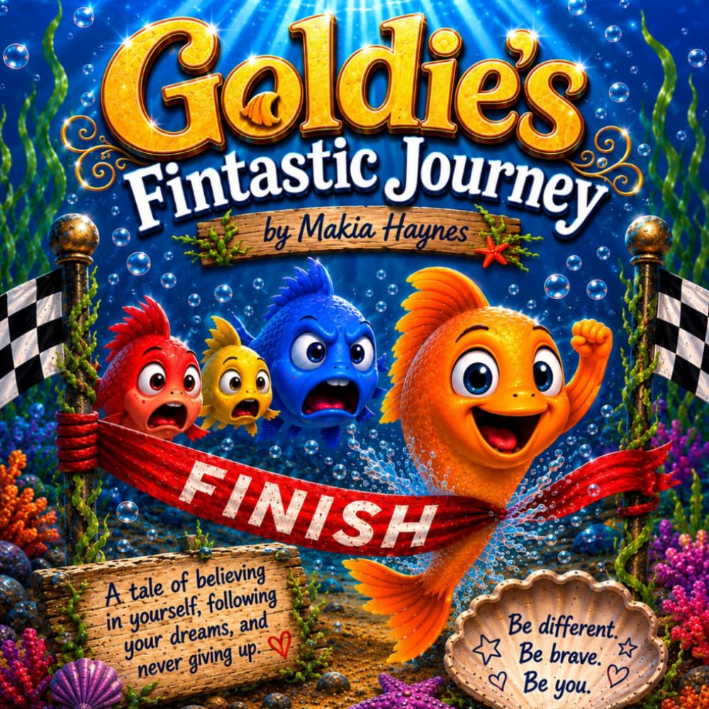 Goldie’s Fintastic Journey: A tale of believing in yourself, following your dreams, and never giving up.