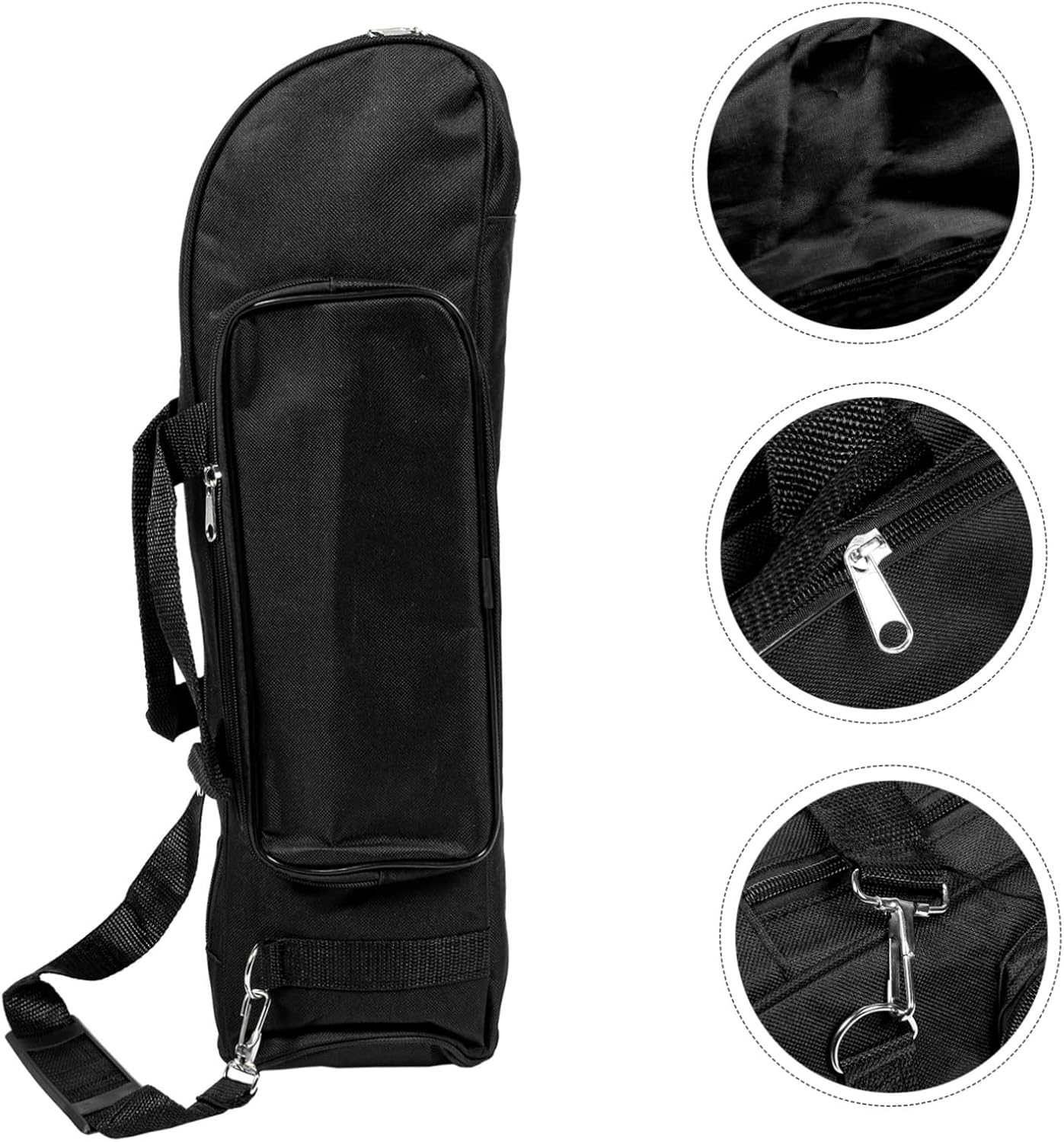 VICASKY Elegant Trumpet Case Hard Shell Bag for Wind Instruments Storage Pouch Anti-scratch Trumpet Pouch Outdoor Use