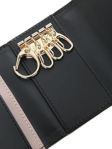 新品 未使用 黒 Maison de FLEUR モノグラムキーケース メゾン ド フルール Maison de FLEUR モノグラムキーケース