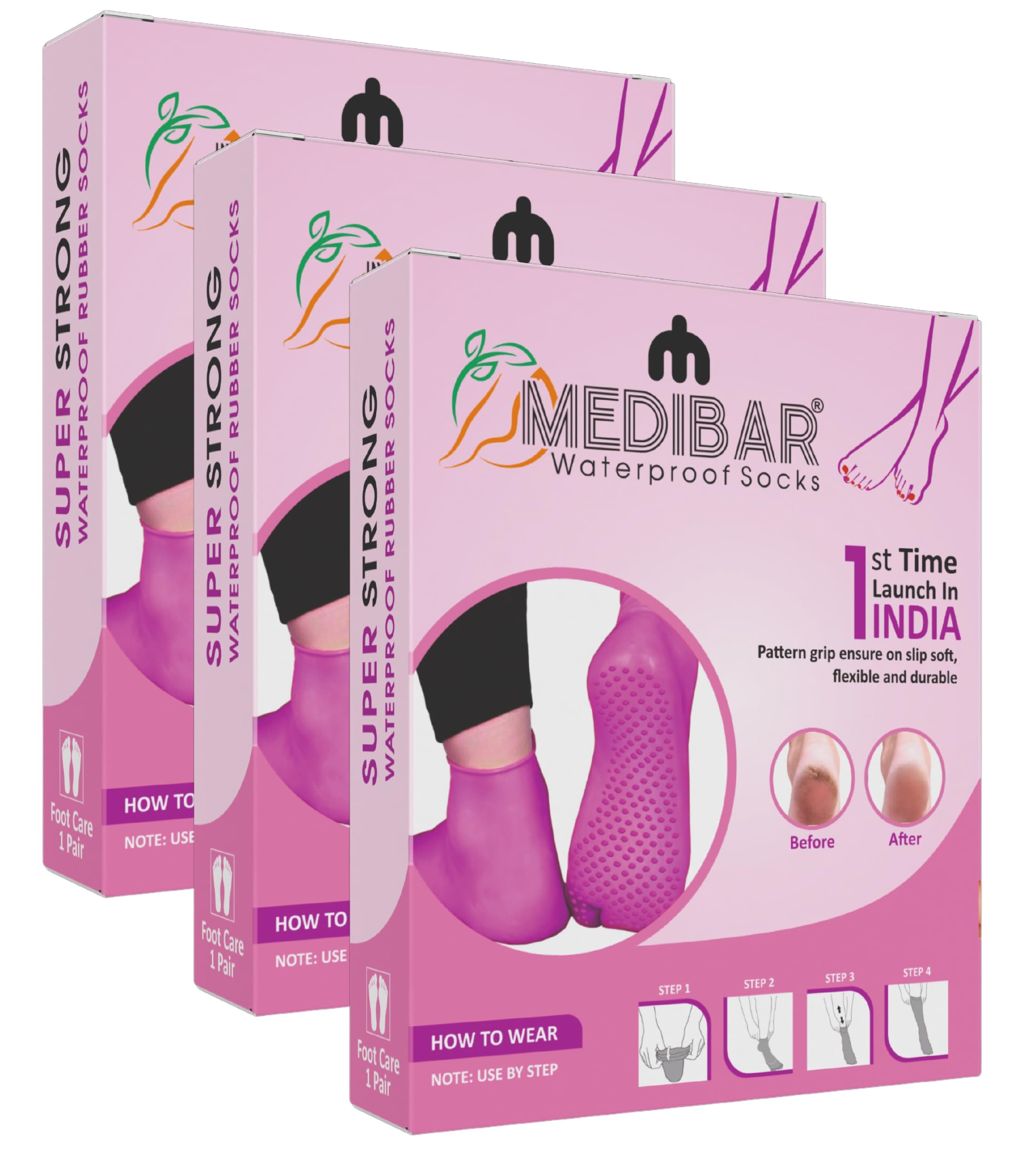 See full amazon price history chart for MEDIBAR Anti Heel Full Length Waterproof Rubber Socks Moisturizing Silicon Heel Peny Socks Pain Relief Foot Care Protector For Men & Women - (Size-Medium)(7-8-9) Pink Pack of 3 MEDIBAR Anti Heel Full Length Waterproof Rubber Socks Moisturizing Silicon Heel Peny Socks Pain Relief Foot Care Protector For Men & Women - (Size-Medium)(7-8-9) Pink Pack of 3 (B0CVVQ1986) Amazon Price History, Amazon Price Tracker