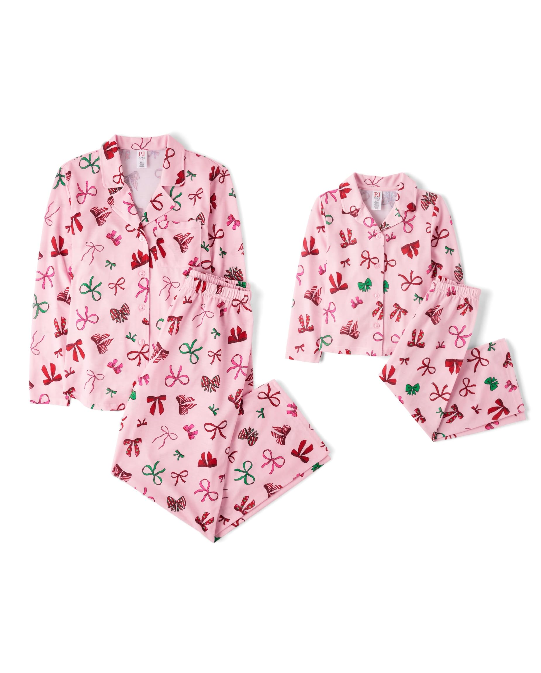 Children's Place Holiday Bows Pajama Set