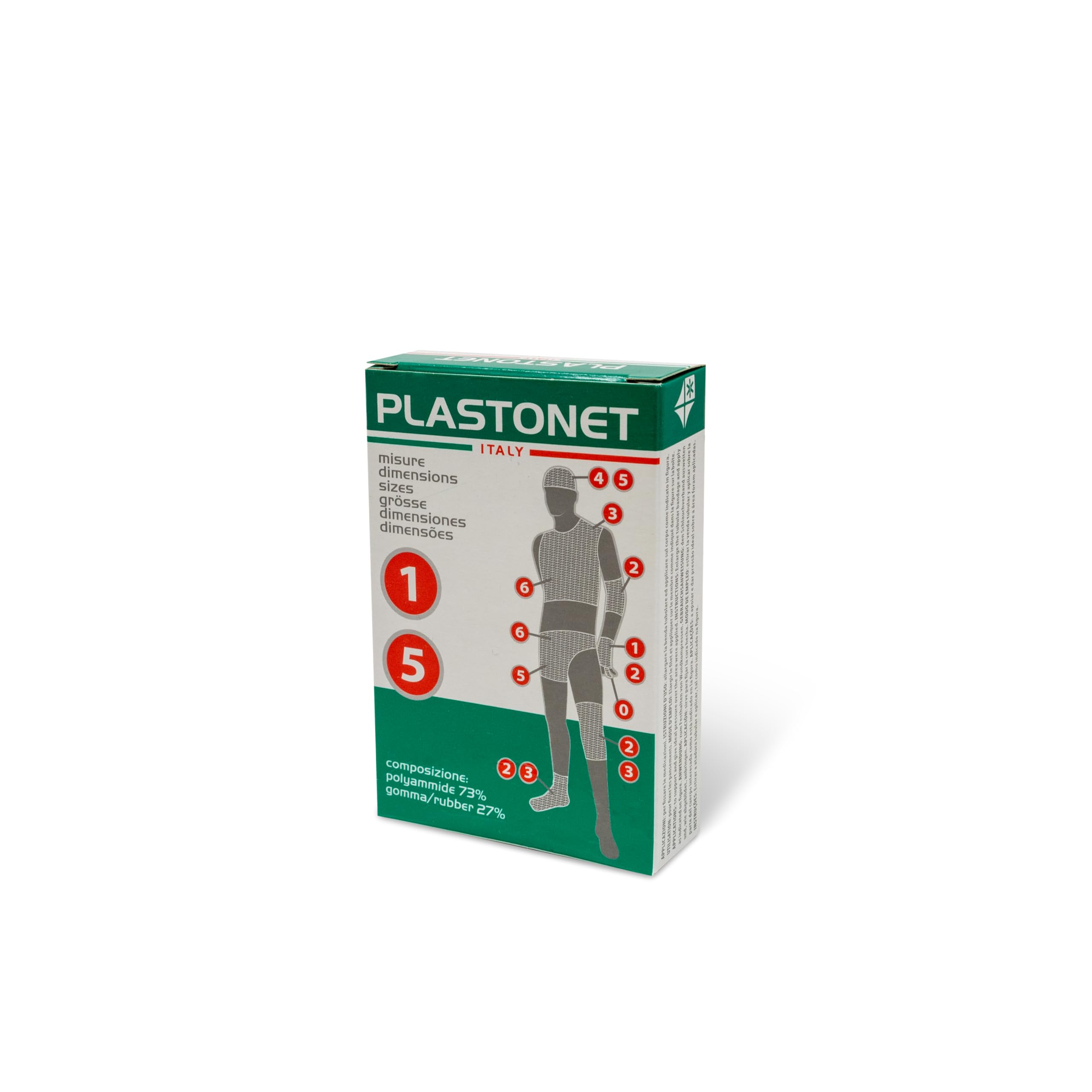 Astuccio rete elastica per il fissaggio delle medicazioni 100x70x20 mm