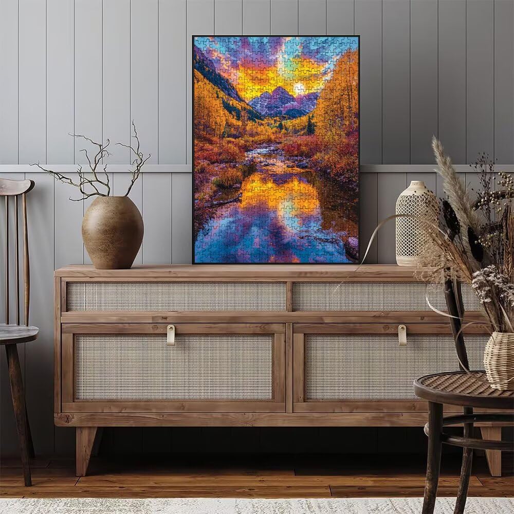 Puzzle 5000 Pezzi, Paesaggio Forestale 3D Puzzle per Adulti Impegnativo, Educa Puzzles Artistico, Divertente E Stimolante Puzzles Decorativo per La Famiglia, Regalo e Decorazione Pareti DX0YL6-793