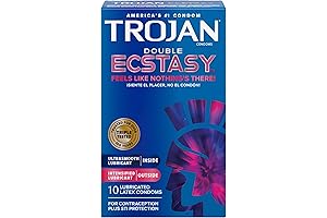 Trojan Magnum Ecstasy Lubricated Condoms: Experience Intimate Pleasure, Enhanced 10-Count Pack