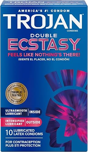 Condones lubricados Trojan, de primera calidad, ultra finos