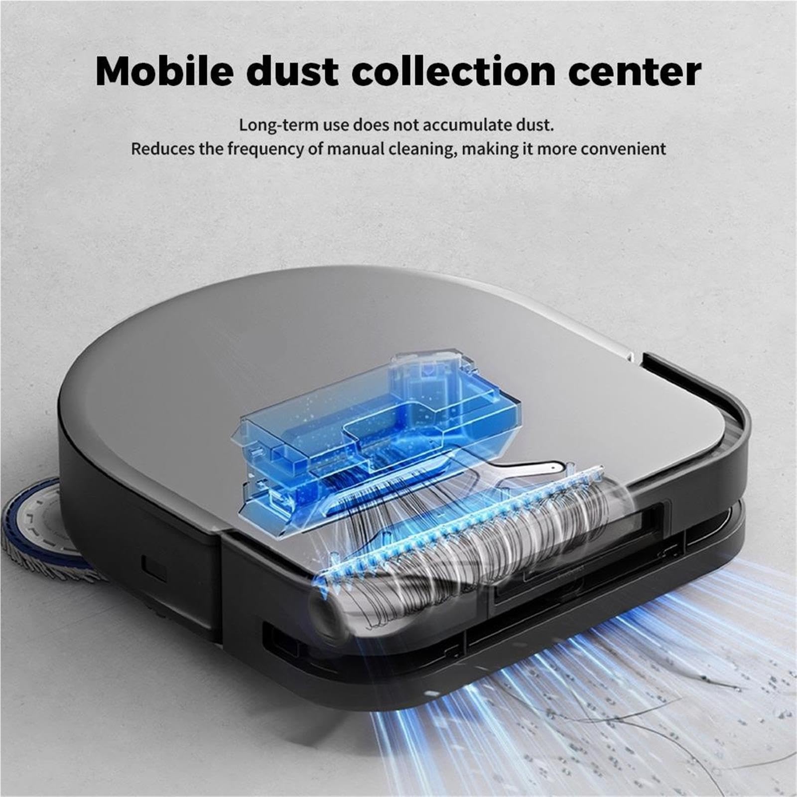 Cubo de basura y filtro, compatible con Ecovacs serie X5