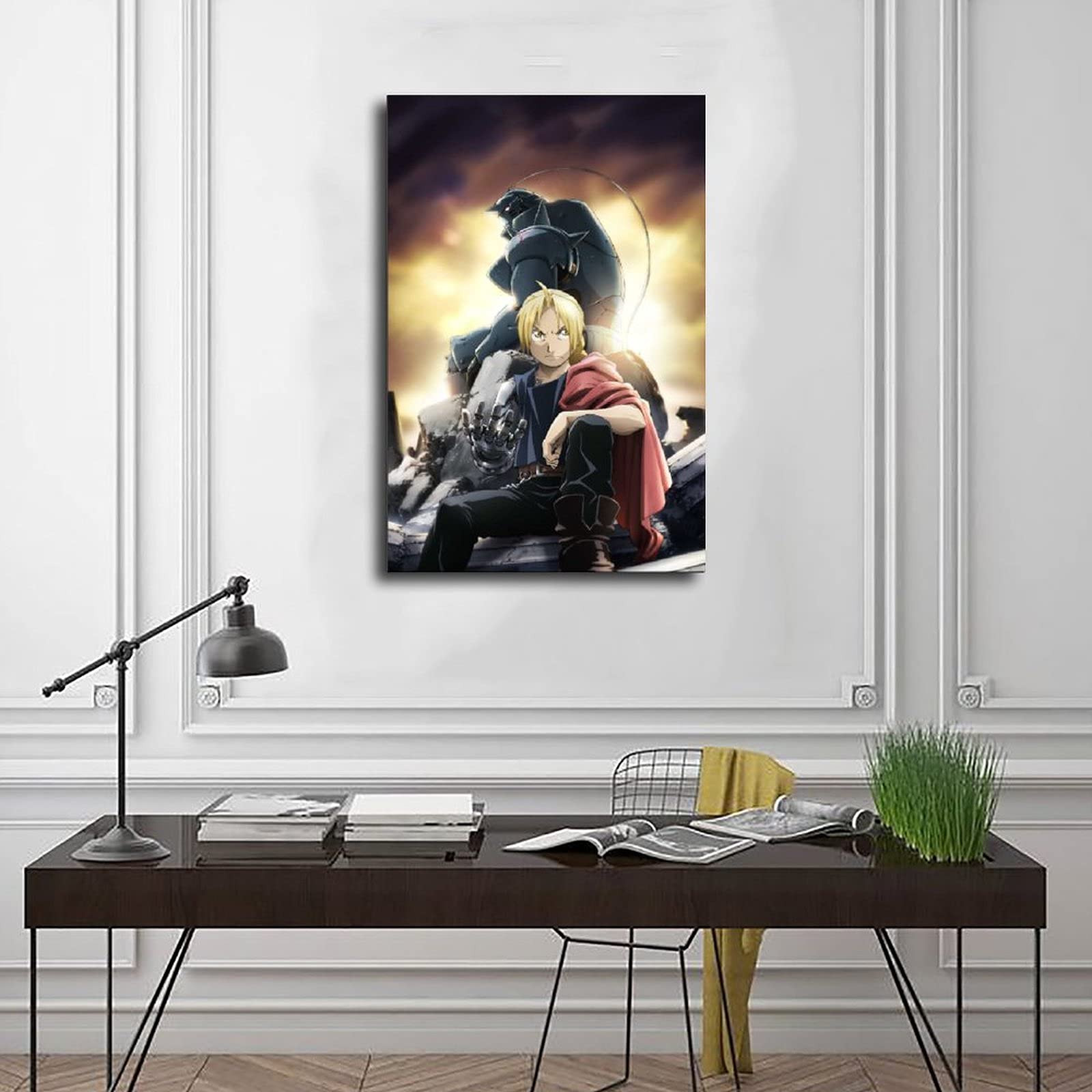 JBQOUOUZ Poster sur toile de dessin animé Fire Force à sang chaud - Art