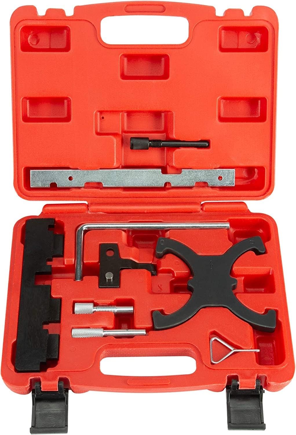 Engine Camshaft Timing Belt Tensioner Locking Alignment Tool Kit Compatible with Ford Fiesta Focus Fusion Escape More Volvo-picture-16