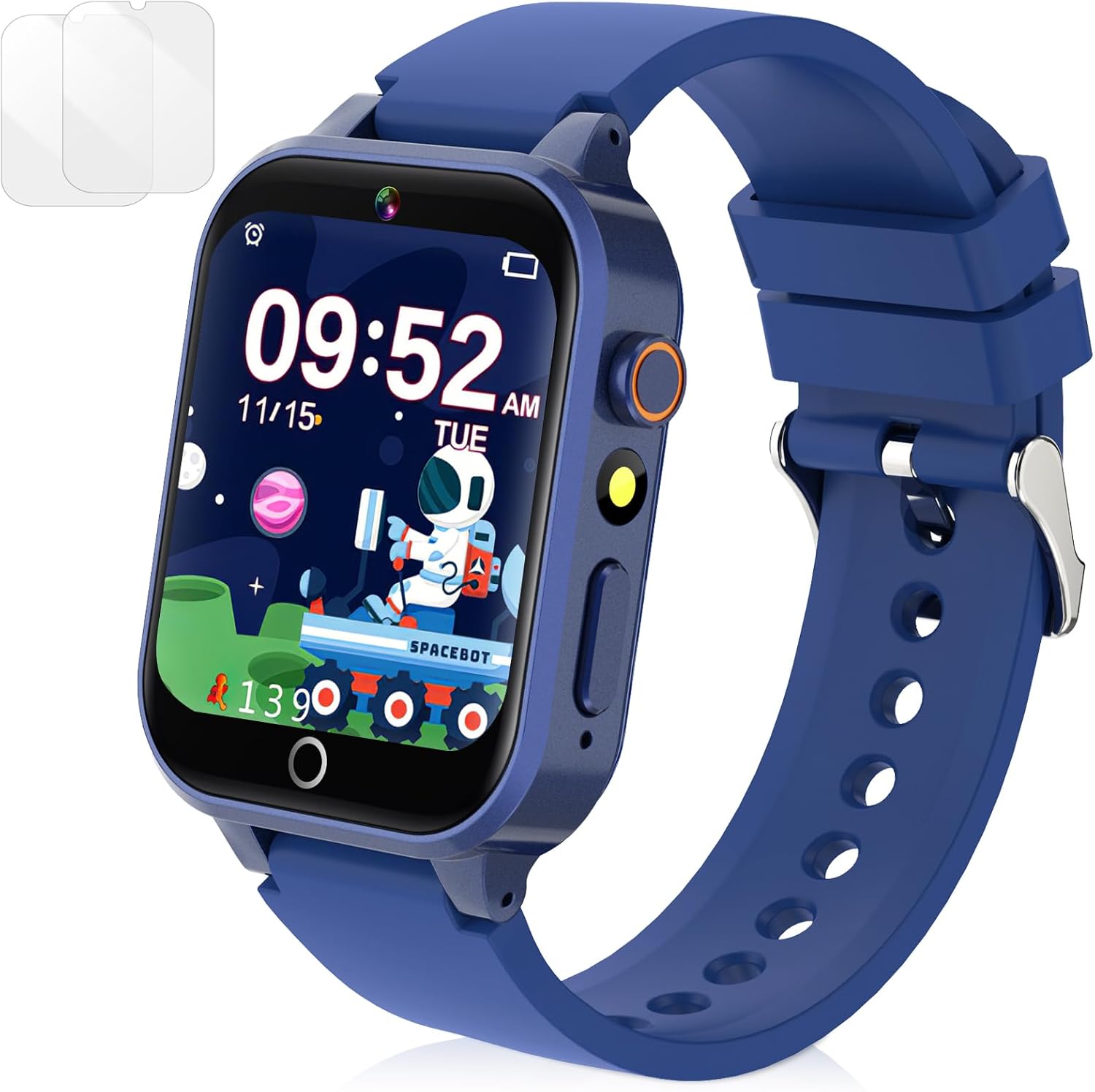 Zeacool Kids Smart Watch, Smart Watch Toys with 39 Games, Camera Video Recorder Music Alarm Calculator Calendar Pedometer Stopwatch Flashlight Gift Toys for 3-12 Years Old Boys and Girls (Blue)
