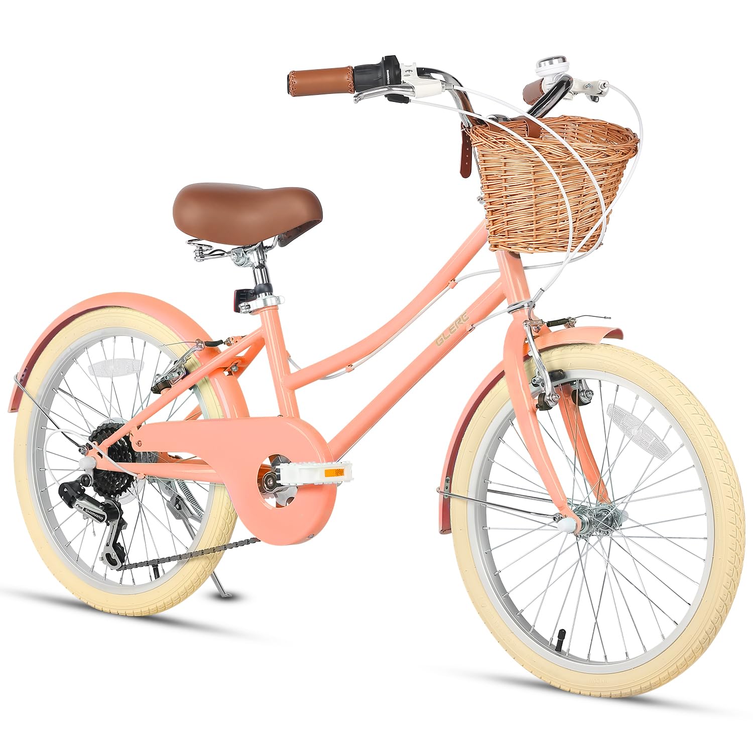 Glerc 20 24 26 Inch Beach Cruiser Bike for Over 6 Years Old Girls and Teen
