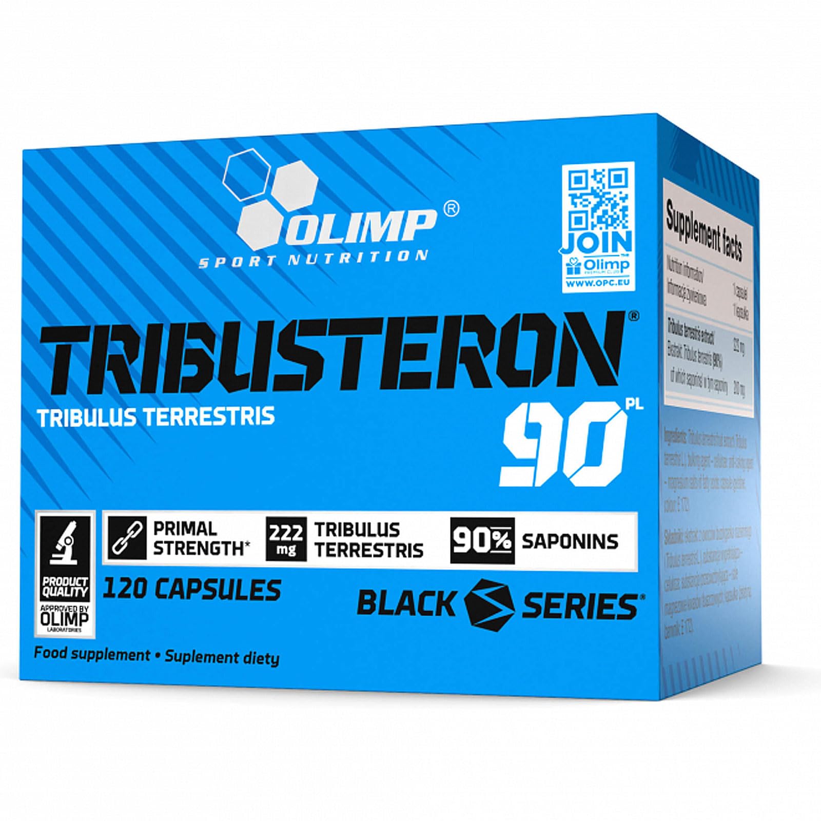 TRIBUSTERON60 - Tribulus Terrestris - Booster de testostérone pour homme - Pilules anabolisantes pour la croissance de la masse musculaire - Bodybuilding (240 gélules)