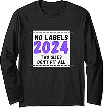 No Labels Party 2024 Third Political Party Long Sleeve T-Shirt