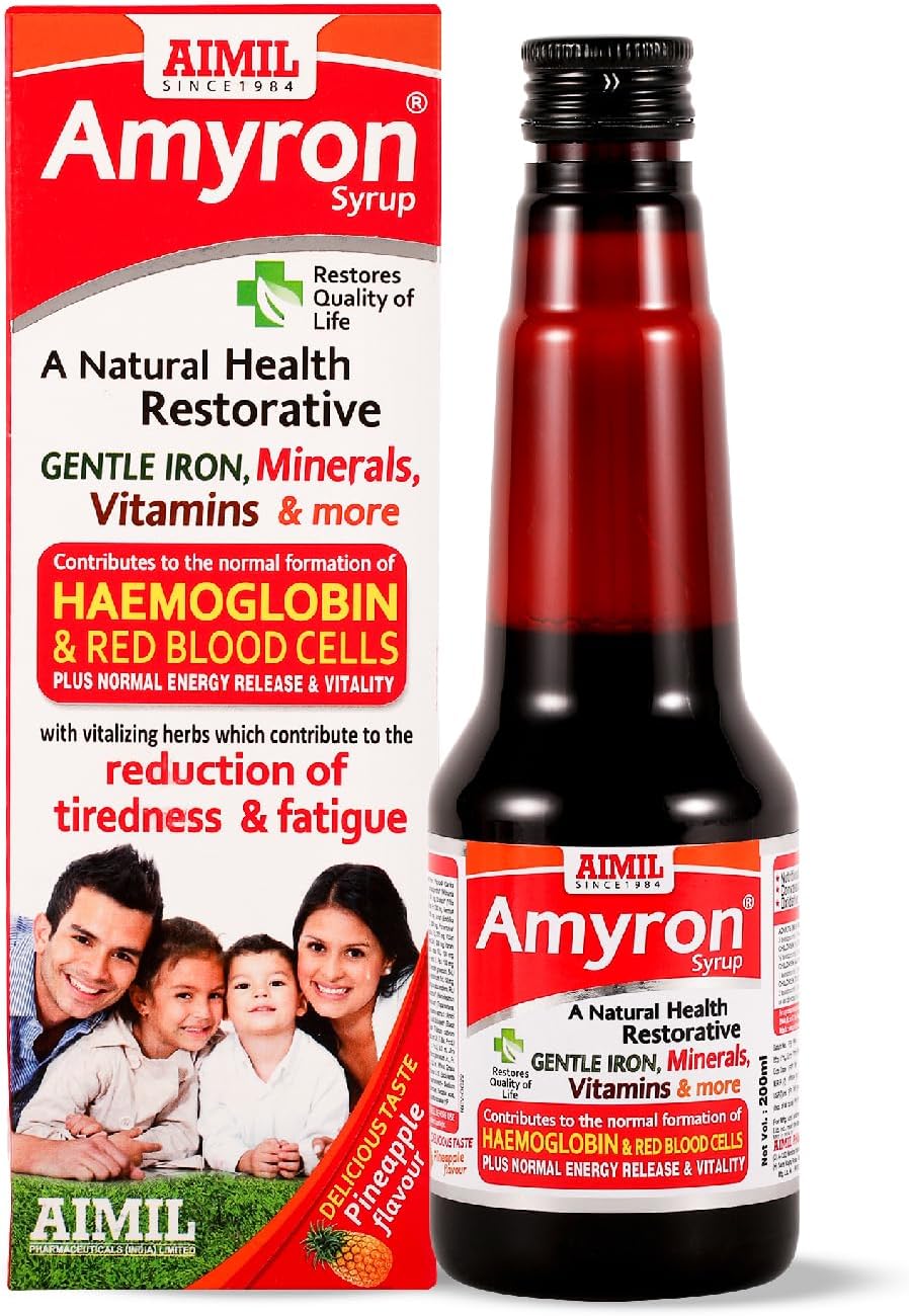 Pack of 2 - Amyron Syrup by Aimil Pharma - 200ml