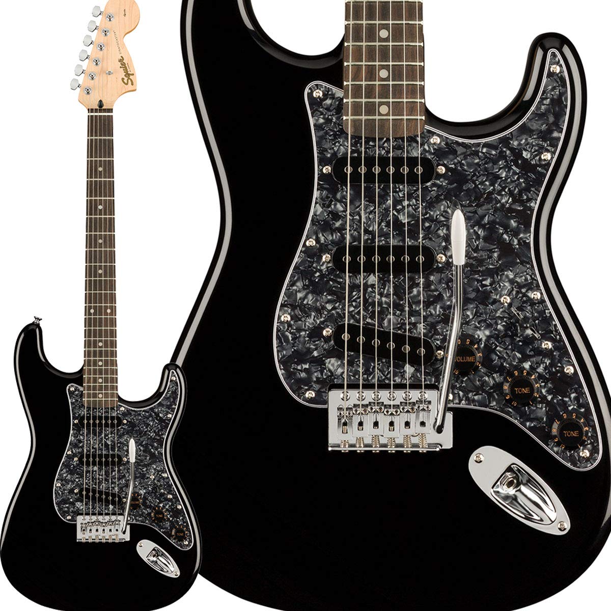 Amazon | Squier FSR Affinity stratocaster BlackPearl 島村楽器限定