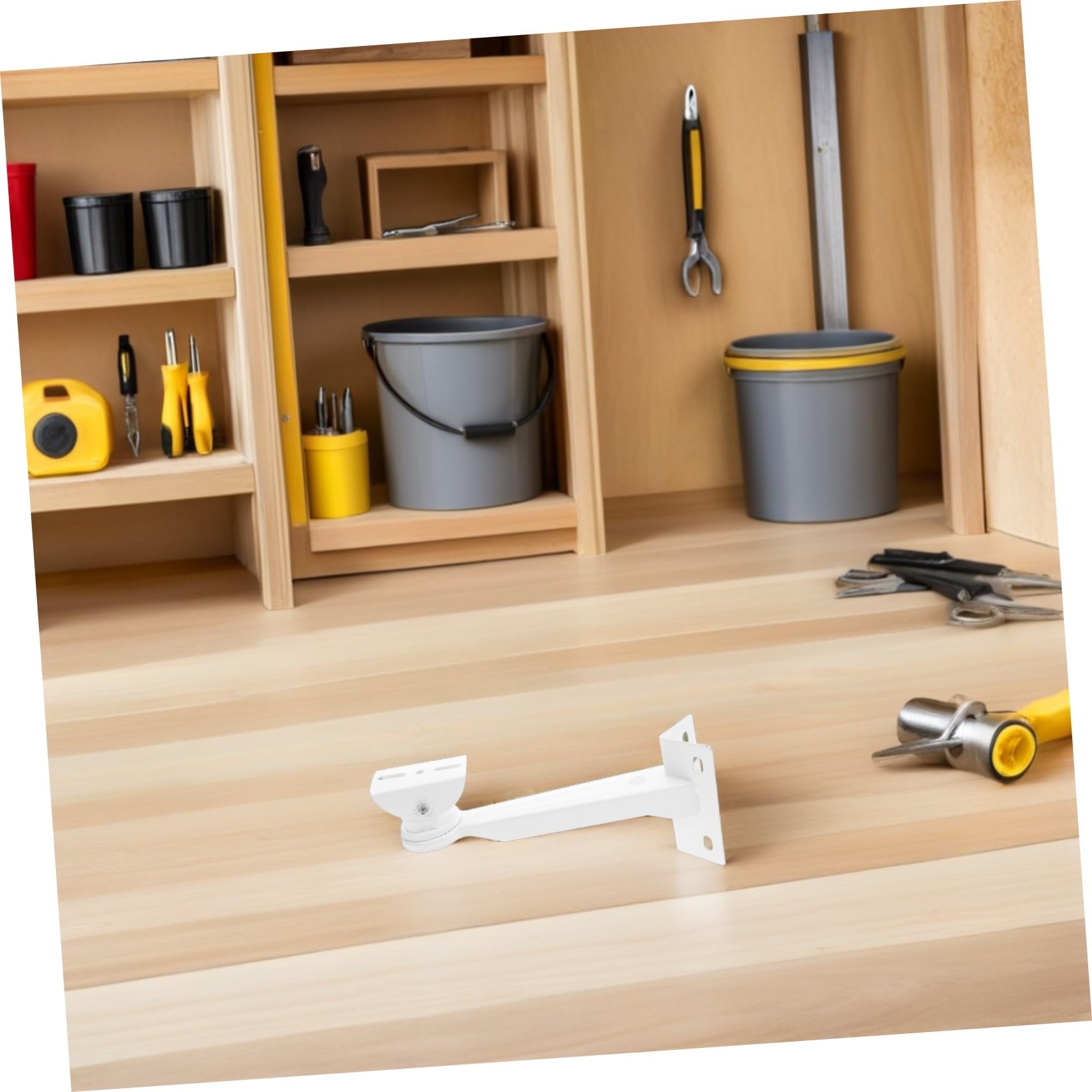 PRETYZOOM 2 Sätze Teiliges Stahl Überwachungskamera Eckhalterung Verstärkt Robust Platzsparend Wand Deckenmontage für Dome Kameras Winkel Langlebige -halterung