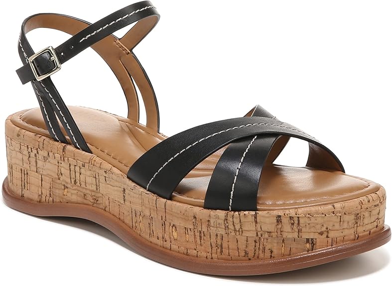 (取寄) ナチュラライザー レディース リッキー Naturalizer women Rikki Daffodil Yellow Leather Naturalizer Women's Rikki Ankle Straps Heeled Sandal, Daffodil