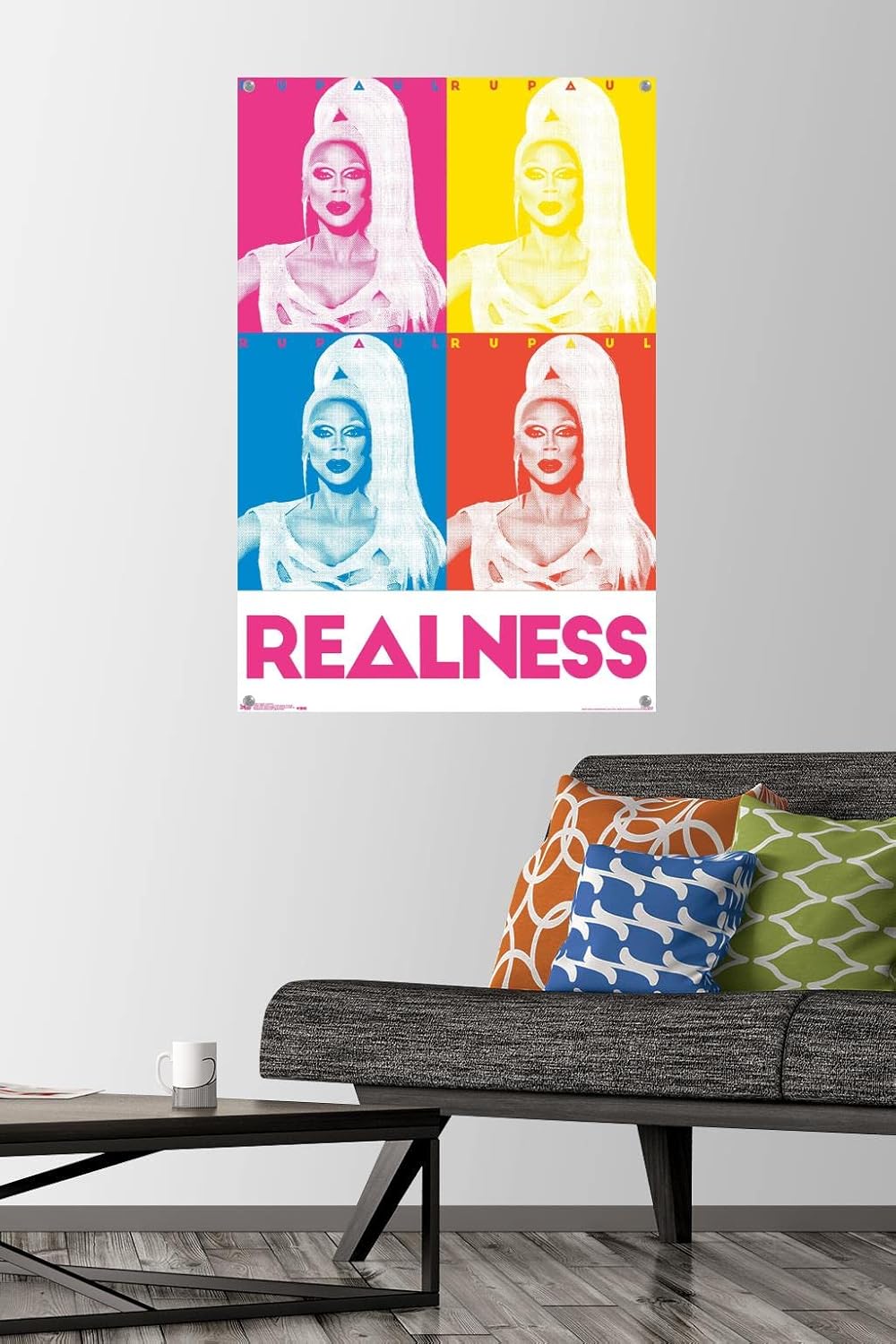 RuPaul - Realness Wall Poster with Push Pins